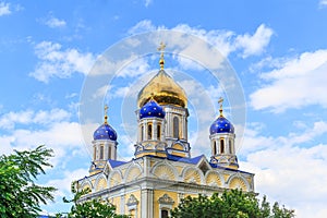 Ascension Cathedral - the main Orthodox church of the city of Yelets, the cathedral church of Elets Diocese