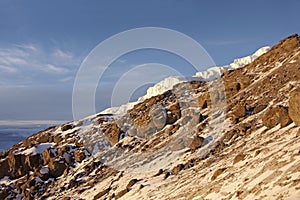 Ascent of Kilimanjaro at sunrise #1