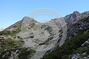 Ascent to Rysy peak 2503 m, High Tatras