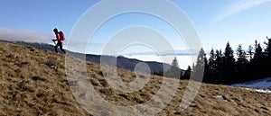 Ascent to Suchy, Mala Fatra, Slovakia