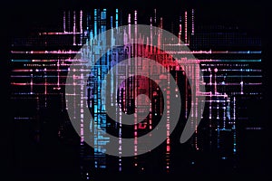 ascii abstract art abstract art pieces rendered in ascii charact photo
