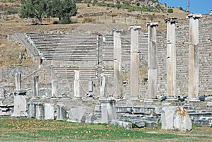 Asclepeion - Ancient theater and ruines - Turkey