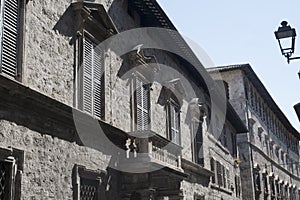 Ascoli Piceno Marches, Italy, historic buildings