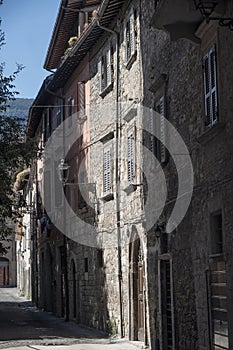 Ascoli Piceno Marches, Italy, historic buildings