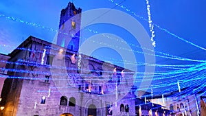 Ascoli Piceno town, Marche region, Italy. Mystery, art and history