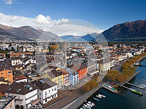 Ascona, Switzerland Townscape On the Shore of Lake Maggiore