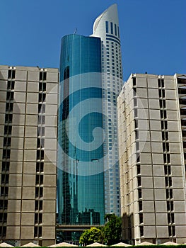 Ascott Park Palace 56 floor height Skyscrape and two 15 floor buildings Dubai