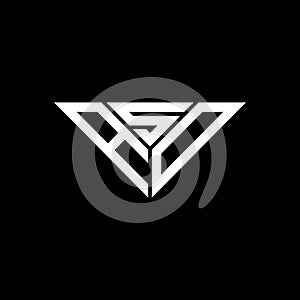 ASD letter logo creative design with vector graphic,pe