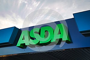 Asda LOGO outside building