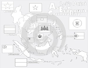 ASEAN Economic Community, AEC map