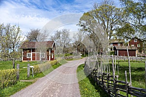 Asens By in Swedish idyllic Smaland photo