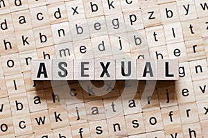 Asexual word concept