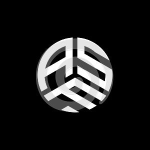 ASF letter logo design on white background. ASF creative initials letter logo concept. ASF letter design