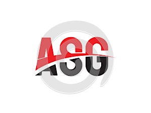 ASG Letter Initial Logo Design Vector Illustration