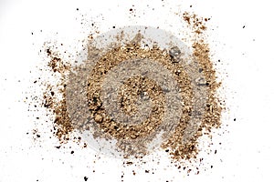 Ash background close up