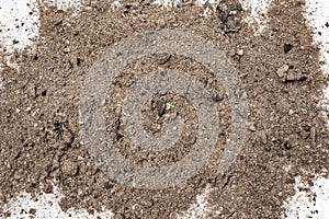 Ash background close up