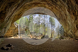 Ash Cave Waterfall