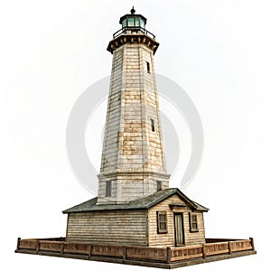 Ash isolated on white background