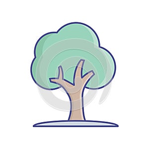Ash   Line Style vector icon which can easily modify or edit