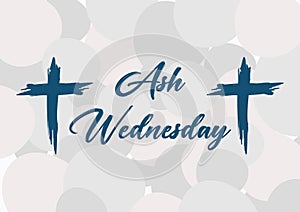 Ash Wednesday is a Christian holy day of prayer and fasting. It is preceded by Shrove Tuesday and falls on the first day of Lent, photo