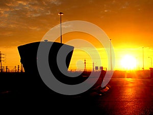 Ashdod, Israel At Dawn