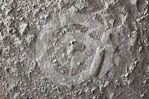 Ashes background in the shape of a buried cross