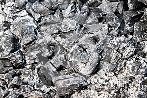 Ashes of burned wood