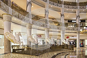 Ashgabat, Turkmenistan. May 02, 2021: New shopping mall