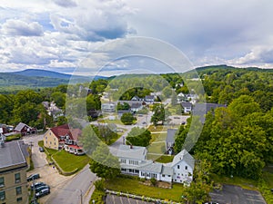 Ashland aerial view, New Hampshire, USA