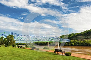 Ashland Kentucky Waterfront Park along the Ohio River