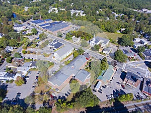 Ashland town center aerial view, MA, USA photo