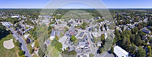 Ashland town center aerial view, MA, USA photo