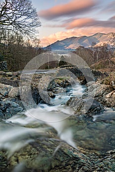 Ashness Bridge, Keswick, Lake District, UK.