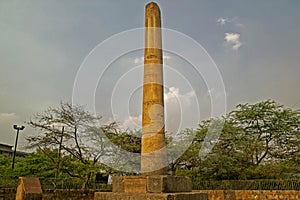 Ashokan pillars in Delhi is at Northern Ridge near Mutiny Memorial and Hindu Rao Hospital. Delhi