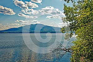 Ashokan Reservoir, New York City water source in Catskill Mountains