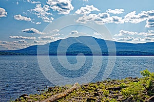 Ashokan Reservoir, New York City water source in Catskill Mountains