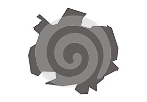 Ashoknagar District Map Highlighted on Madhya Pradesh State Map