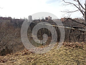 Ashtabula norfolk southern train trestle