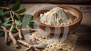 Ashwagandha superfood powder and root