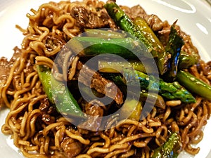 Asia asparagus noodles