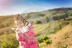 Asia Beautiful young girl portrait