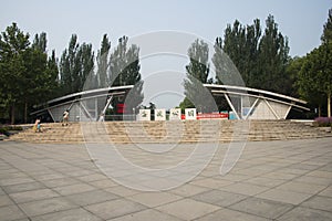 Asia China, Beijing, Haidian Park, park gate