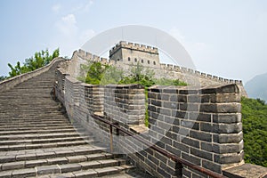 Asia China, Beijing, historic buildings, the Great Wall Juyongguan, Watch tower, Beacon Tower photo
