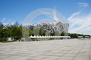 Asia China, Beijing, Olympic Park, modern architecture, National Stadium