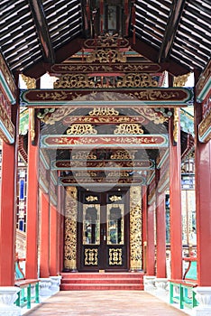Chinese corridor front door