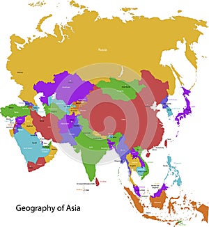 Asia map