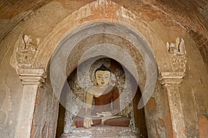 ASIA MYANMAR BAGAN TEMPLE PAGODA BUDDHA FIGURE