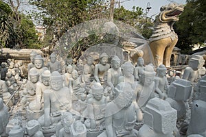 ASIA MYANMAR MANDALAY MARBLE BUDDHA FACTORY