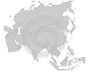 Asia - Political Map of Asia