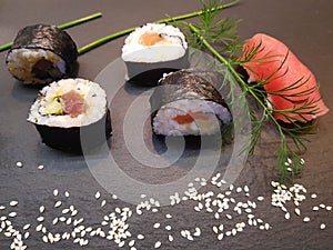 Asia seafood sushi